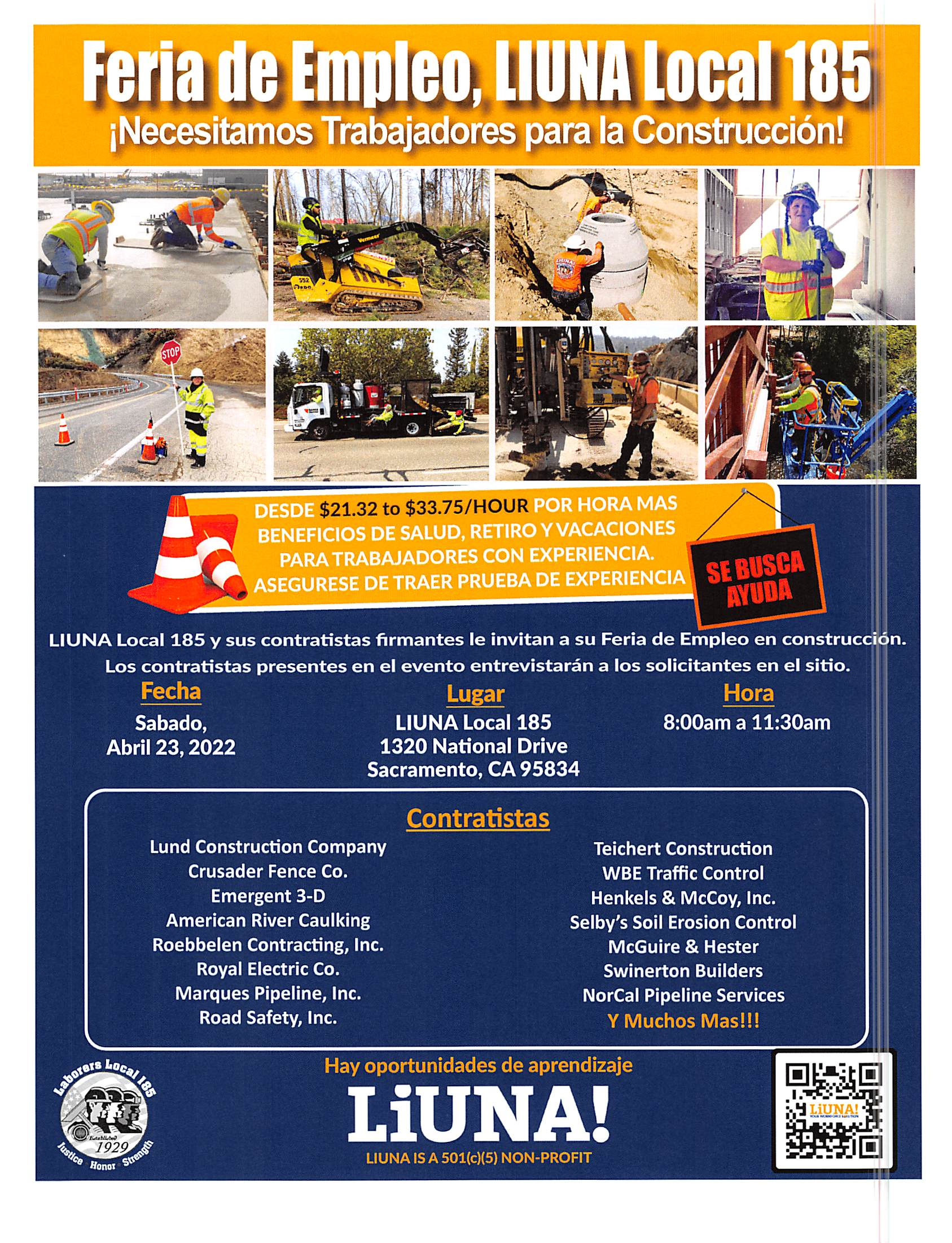 Laborers Local 185 Sacto Job Fair2