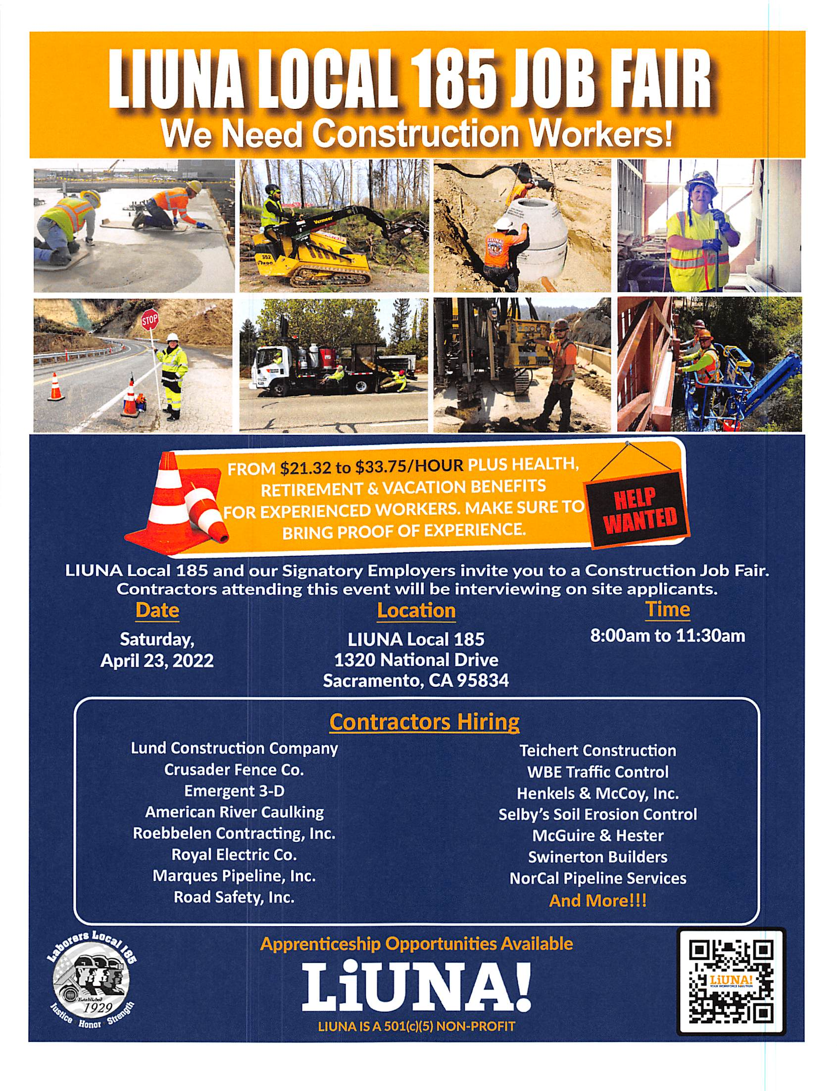 Laborers Local 185 Sacto Job Fair1